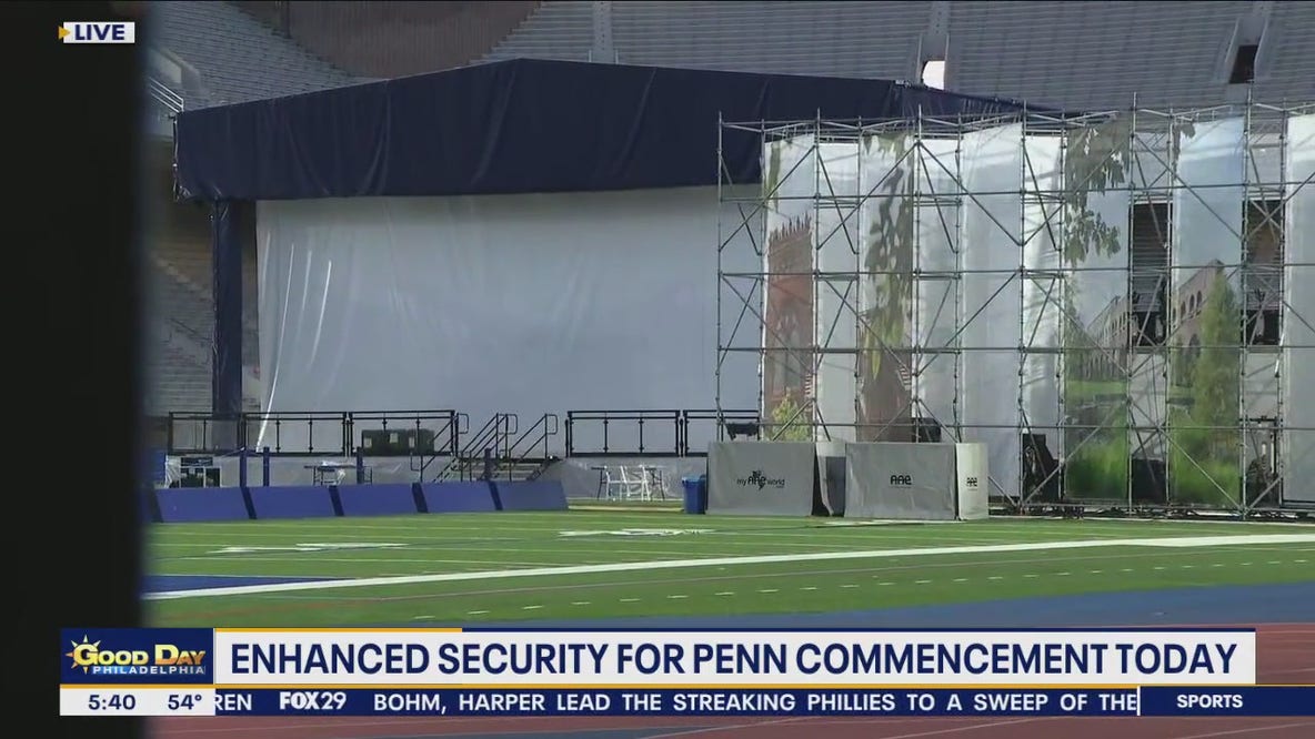 Security heightened ahead of UPenn's commencement Monday